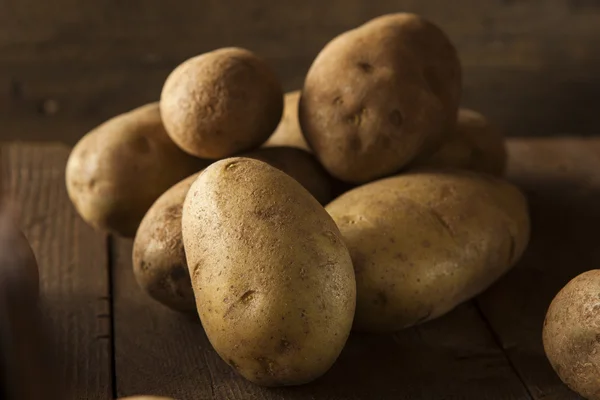 Organiczne surowe ziemniaki brązowy — Zdjęcie stockowe