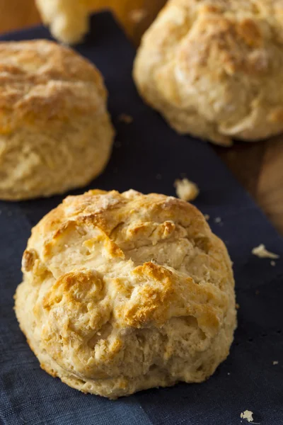 Homemade Flakey Buttermilk Biscuits — Stock Photo, Image