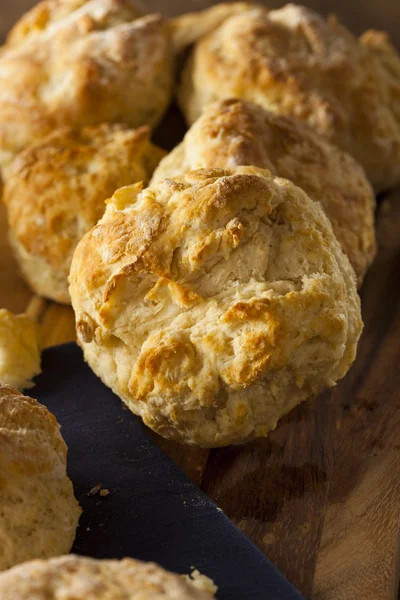 Homemade Flakey Buttermilk Biscuits — Stock Photo, Image