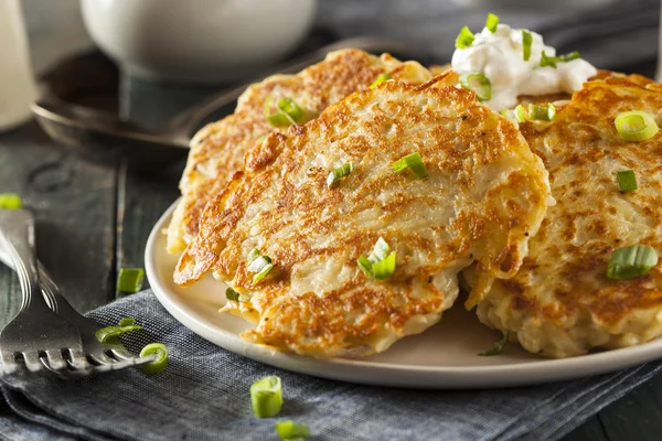 Panqueques caseros de patata irlandesa Boxty —  Fotos de Stock