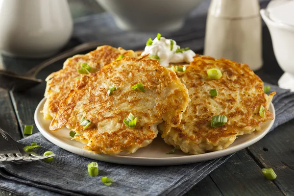 Panqueques caseros de patata irlandesa Boxty —  Fotos de Stock