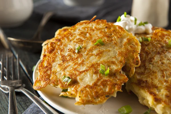 Panqueques caseros de patata irlandesa Boxty —  Fotos de Stock