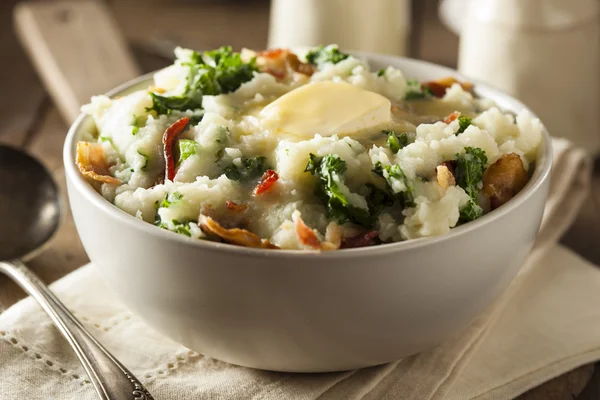 Homemade Irish Potato Colcannon — Stock Photo, Image