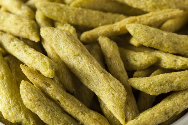 Chips di pisello biologico sano — Foto Stock