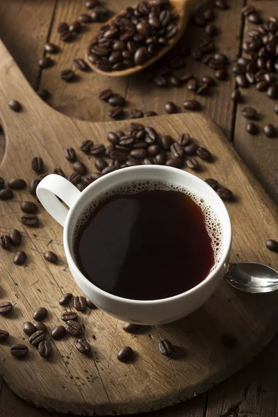 Dark Organic Black Coffee — Stock Photo, Image