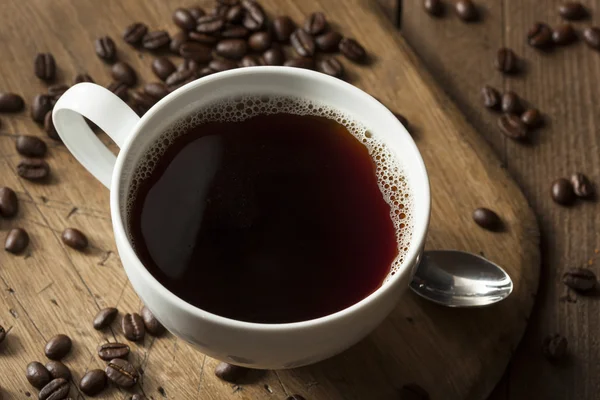 Caffè nero biologico scuro — Foto Stock