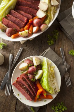Homemade Corned Beef and Cabbage clipart
