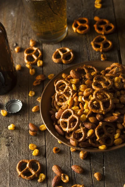 Seasoned Pub Snack Mix — Stock Photo, Image