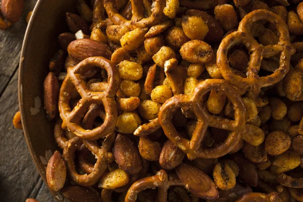 Seasoned Pub Snack Mix — Stock Photo, Image