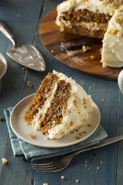 Healthy Homemade Carrot Cake — Stock Photo, Image