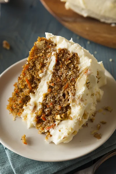 Gesunder hausgemachter Karottenkuchen — Stockfoto