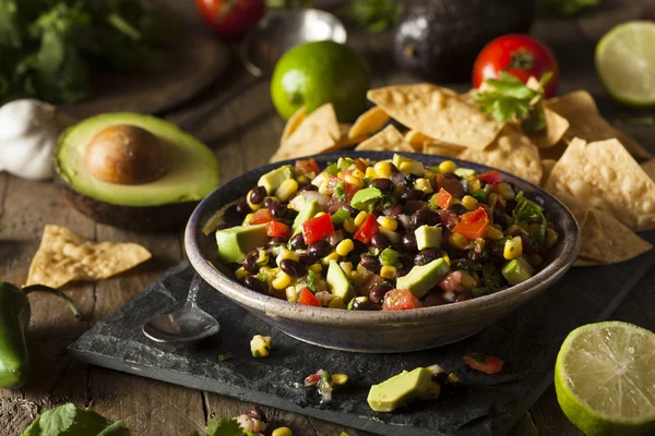 Homemade Texas Caviar Been Dip — Stock Photo, Image