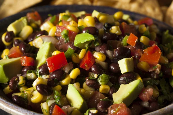 Homemade Texas Caviar Been Dip — Stock Photo, Image