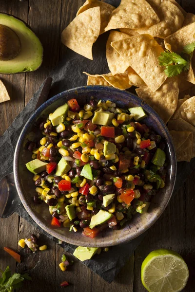 Homemade Texas Caviar Been Dip — Stock Photo, Image