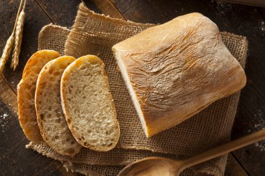 Ev yapımı Ciabatta ekmek