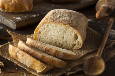 Ev yapımı Ciabatta ekmek