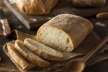 Ev yapımı Ciabatta ekmek