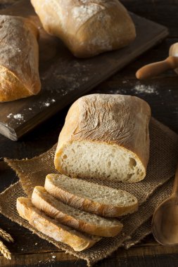 Ev yapımı Ciabatta ekmek