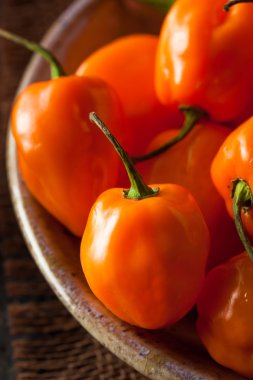 Ham organik portakal Habanero biber