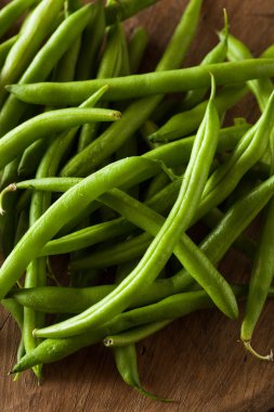 Ham organik yeşil fasulye