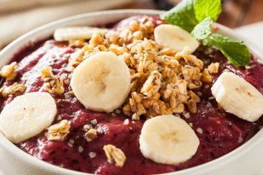 Sağlıklı organik Berry güler yüzlü kase