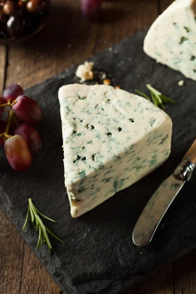 Cunha de queijo azul orgânico — Fotografia de Stock