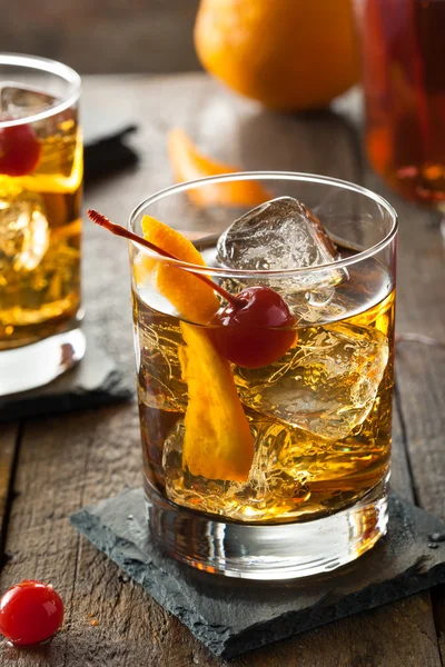 Cocktail fatto in casa Old Fashioned — Foto Stock