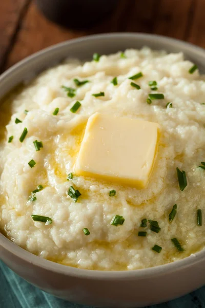 Puré de coliflor orgánico casero — Foto de Stock