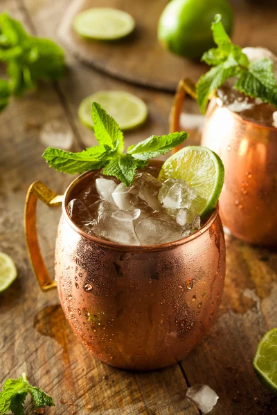 Icy Cold Moscow Mules — Stock Photo, Image