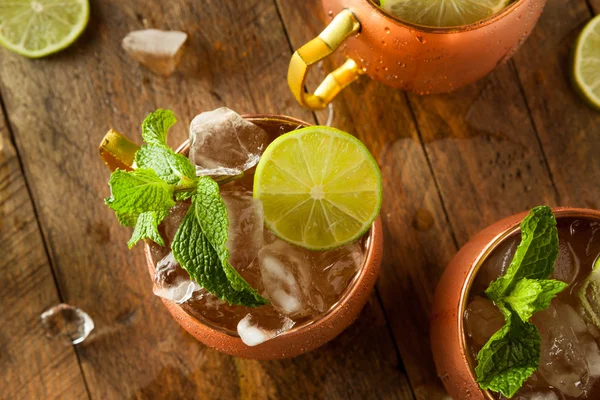 Icy Cold Moscow Mules — Stock Photo, Image