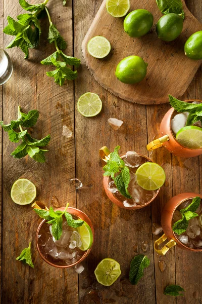 Icy Cold Moscow Mules — Stock Photo, Image