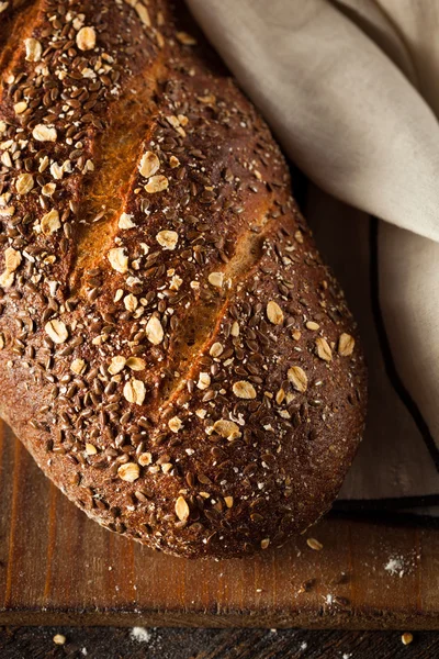 Pan de trigo integral casero orgánico — Foto de Stock