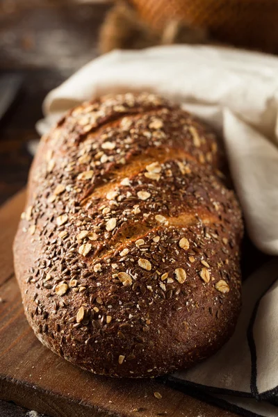 Pan de trigo integral casero orgánico — Foto de Stock