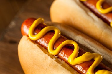 Barbecue Grilled Hot Dog clipart