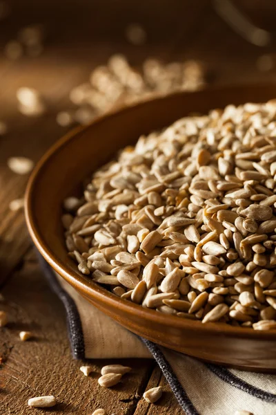 Raw Organic Hulled Sunflower Seeds — Stock Photo, Image