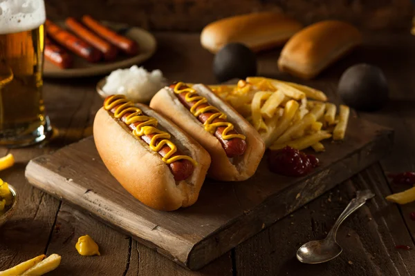 Grill sült Hot Dog — Stock Fotó