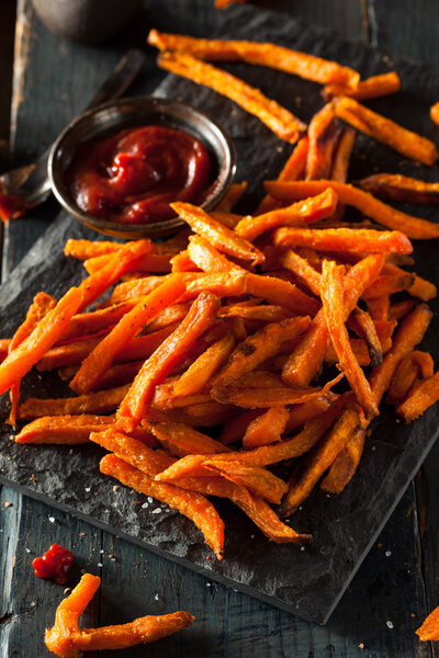 Homemade Orange Sweet Potato Fries