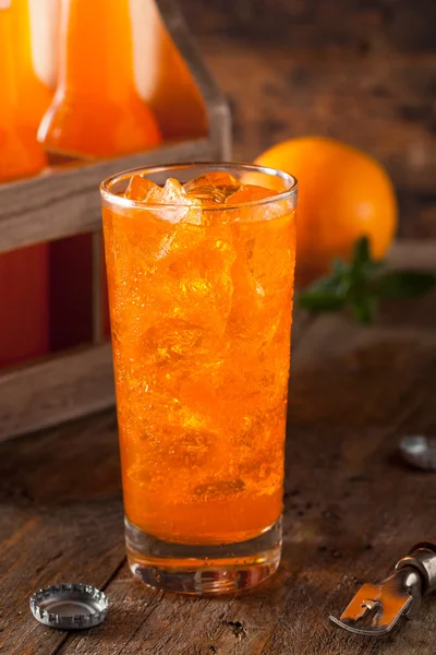 Refrescante crema de naranja Soda — Foto de Stock