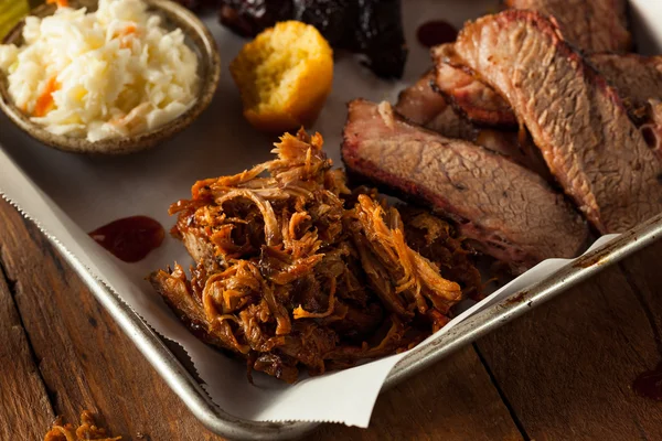 Homemade Barbecue Pulled Pork — Stock Photo, Image