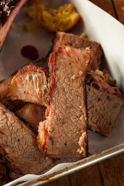 Homemade Smoked Barbecue Beef Brisket