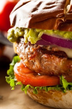 ev yapımı sağlıklı Türkiye Burger