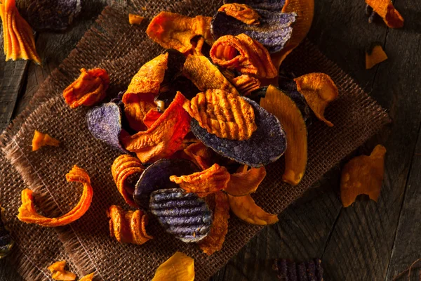 Healthy Organic Vegetable Chips — Stock Photo, Image