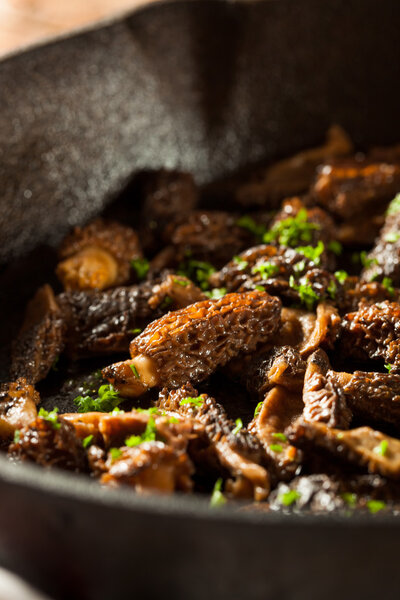 Organic Sauteed Morel Mushrooms