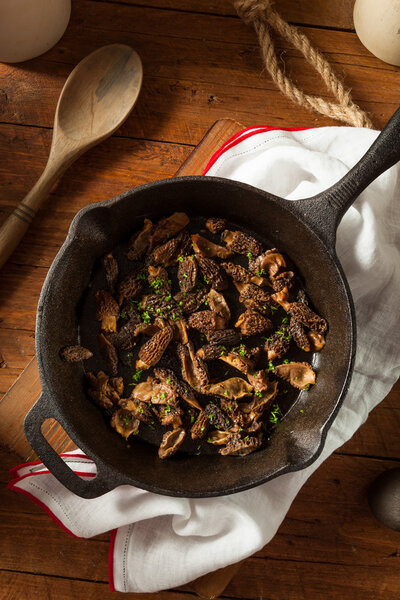 Organic Sauteed Morel Mushrooms