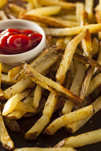 Homemade Oven Baked French Fries — Stock Photo, Image
