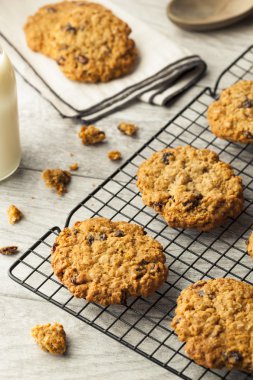 Homemade Oatmeal Raisin Cookies clipart