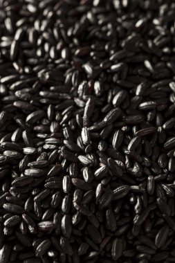 Ham kuru organik siyah pirinç