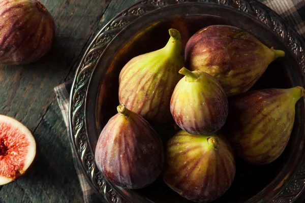 Raw Organic Brown Figs — Stock Photo, Image