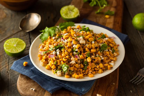 Salada de milho mexicana caseira — Fotografia de Stock