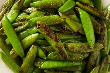 Ev yapımı sote şeker Snap bezelye